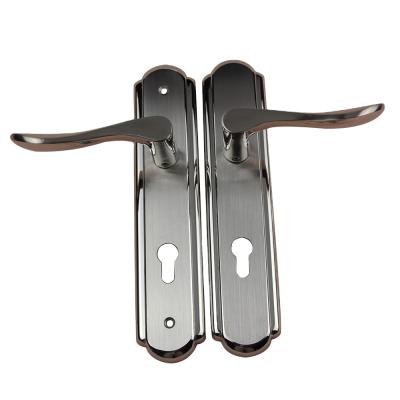 China Modern 260 mm Door Lever Handle Flat RPL Series For Entrance Door Lock for sale