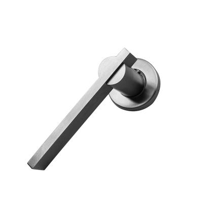 China RLH-50 Series Palanca de Acero Inoxidable Modern Solid Casting Stainless Steel Solid Casting Lever Handle with Rosset for sale