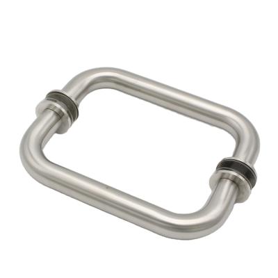 China Modern Durable 304 Stainless Steel Door Pull Handle With Gasket for sale