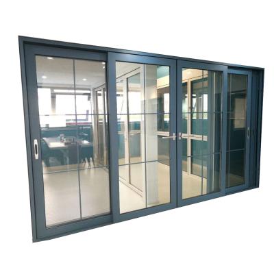 China European Heat Insulation Sliding Glass Door Triple Glazed Front Doors For Sale for sale