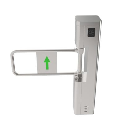 China Supermarket SUS304 Swing Gate Single Swing Barrier Door Automatic Supermarket Arm Gate for Supermarket for sale