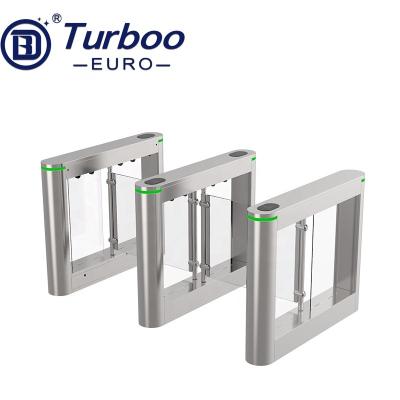 China White SUS304 Electric Swing Barrier Gate Motor Swing Barrier Turnstile Swing Barrier for sale