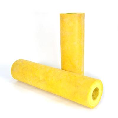 China Shell Wholesale Glass Wool Fiber Glass Wool Fiberglass Insulation Price Glass Wool Pipe Tube For Pipe for sale