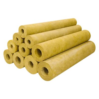 China Industrial Rock Insulation Rock Wool Pipe Rock Wool Tube Rock Wool Pipe Sectional Rubber Insulation for sale