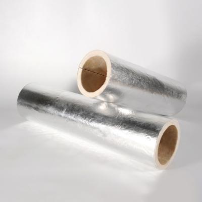 China Modern Aluminum Foil Cotton Fiber Silicate Pipe Insulation Aluminum Silicate Composite Tube for sale