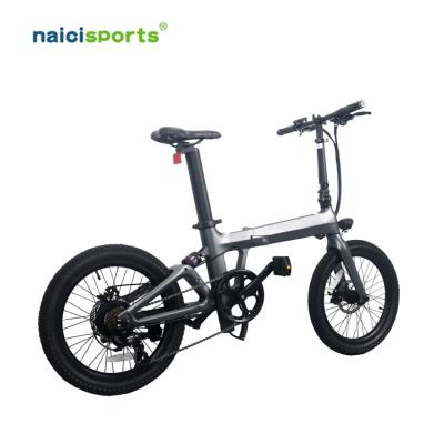 China Naicisports Magnesium Alloy Folding Electric Bike Folding City Folding Electric Bike for sale