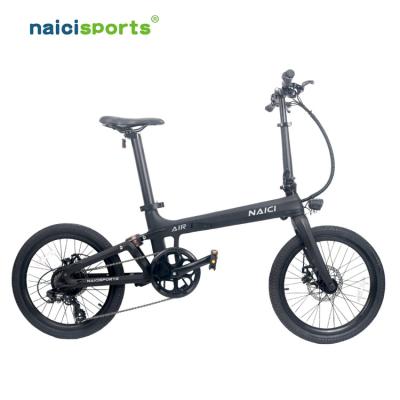 China Magnesium alloy Naicisports X2 folding carbon fiber ebike 36V carbon e bike for sale