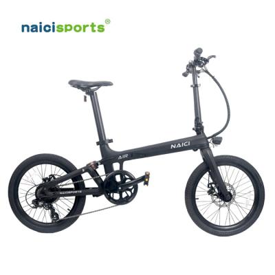 China Naicisports X2 Carbon Fiber Folding ebike 36V ebike 250W e bike foldable electric bicycle for sale