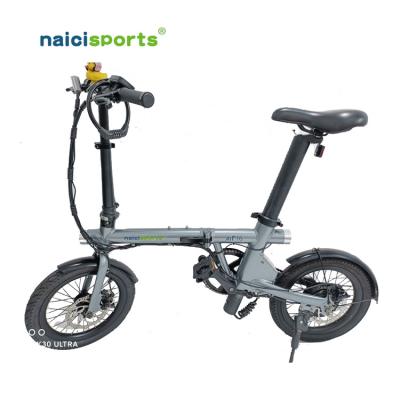 China Naicisports C1 Folding Bike 36V Aluminum Alloy Electric Foldable City ebike 250W Electric Foldable Bike for sale