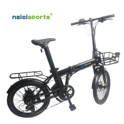 China Naicisports C4 Aluminum Alloy Small Folding Electric Bike 36V 350W Electric Bicycle for sale