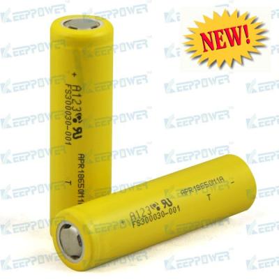 China 18650 1100mAh - APR18650M1A 3.2V lifepo4 a123 18650 battery cell 18.4mm(D)*65.1mm(H) for sale