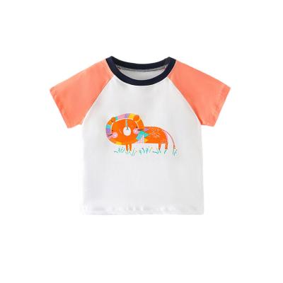 China Unicorn Baby Kids Girl Soft Anti-pilling Cotton T-shirt Summer Children T-shirts Cartoon Children's Casual Shirts Tops Girl Short Sleeve for sale