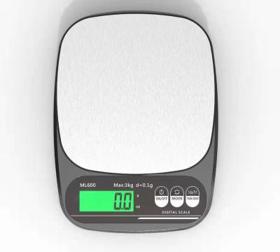 China WITH COVER Amazon Best Seller 15kg Good Quality Nutrition Digital Food Scale Electronic Kitchen Scale for sale