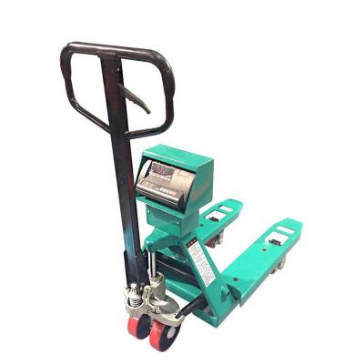 China Electronic weight digital display 3000kg jungheinrich hand jack pallet level scale for sale