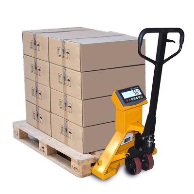 China Weight Function Selling Like Hot Cakes Style Affordable Hand Pallet Truck With Weight Scale for sale