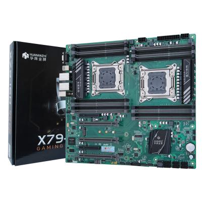 China Server X79 16D Motherboard Intel Dual CPU LGA DDR3 1333 1600 1866MHz reg CCE 2011 SATA3 USB3.0 E-ATX With VGA for sale