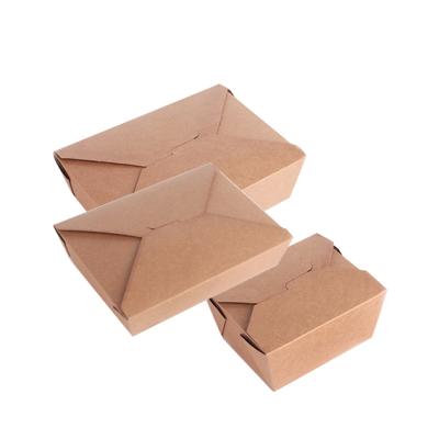 China Custom Logo Kraft Paper Salad Egg Disposable Tart Box Disposable Food Grade Food Packaging Box for sale