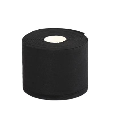 China Carbon Black Customizable Long Cotton Face Pieces Nonwoven Fabric Soft Towel Compression Towel for sale