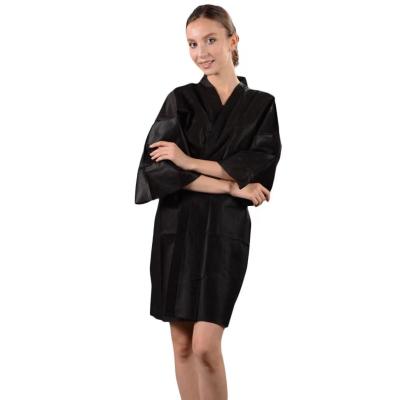 China Beauty Salon Bath Skirt Robe Lady SPA Soft Disposable Nonwoven Bath Towel 10Pcs/Set for sale