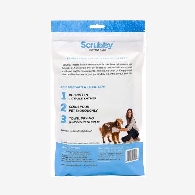 China Sustainable ScrubbyPet No Rinse Pet Wipes Use For Pet Bathing Pet Grooming And Washing Simple To Use Just Foam for sale