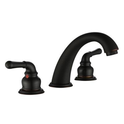 China 2 Handle DG Faucets Antique Bronze Faucet Water Faucet Metered Bathroom Sink Faucet for sale