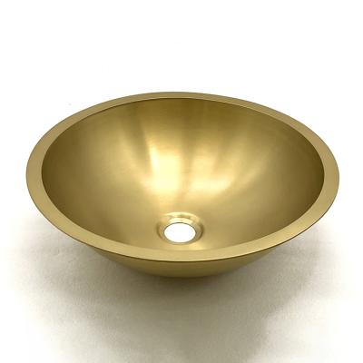 China Modern Designs SS Modern Hand Wash Sink Sink Gold Bath Sink for sale