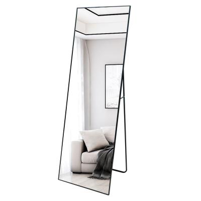 China Large Decorative Furniture Floor Mirror Full Body Mirror With Stand for sale