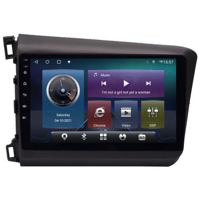 China Amplifier 4G DSP 8 Cores Android 10 For Honda Civic Car Radio 2 Stereo 2012-2015 Din DVD Navigation Video Autoradio GPS GPS Multimedia Player for sale