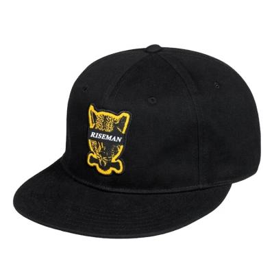 China New Design JOINT Wholesale Men's Black Embroidery Patch Snapback Hats Custom Snapback Hat for sale