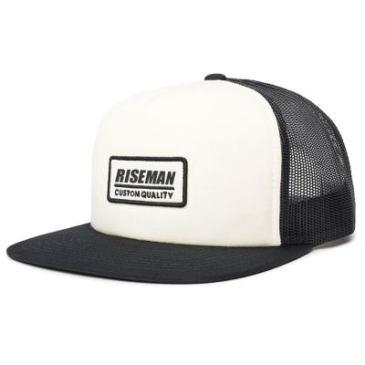 China Wholesale Custom COMMON Logo Cotton Men Mesh Trucker Hat Embroidery Patch Trucker Hat for sale