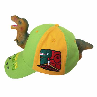 China Sun COMMON Summer Hats 3D T Rex Dinosaur Baseball Caps Children's Boys Outdoor Baseball Hat For Kids for sale