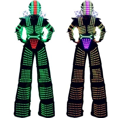 China Kryoman robot David guetta robot stilt walker LED robot suit dress up light suits color color customized for sale