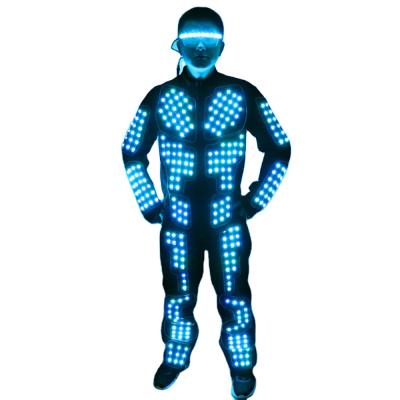 China Luminous COSTUME LED Robot Costume LED Dance Costume Performance Clothing For Men Women DJ Show Light Clothing for sale