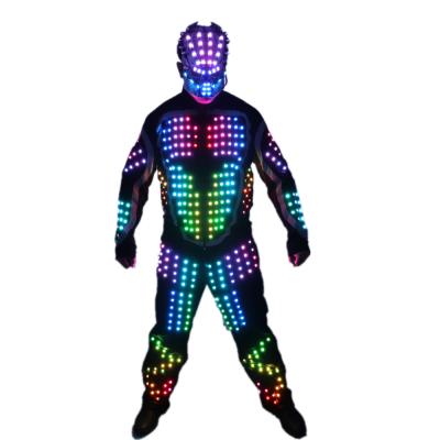 China The COSTUME Digital LED Armor Light Up Jacket Glowing luminous suits the costume bar nightclub party performance costume for sale