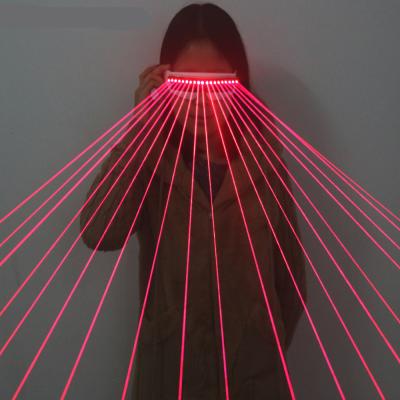 China Necessary Stage LED Flashing Glass TEM008 650nm Laser Glass 18pcs Red Laser Influx for sale