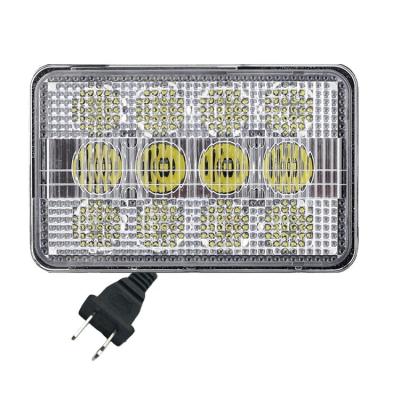 China 6x4 60w led tractor headlight on white AG series tractors 2-50,2-60,2-70,2-85,2-105,2-110,2-135,2-155,30 -3227332 rectangular for sale