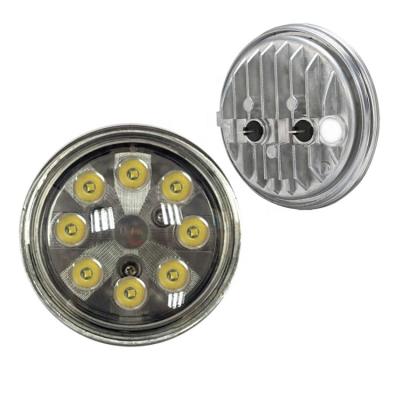 China LED Landing Spot PAR36 Drop In Replacement For GE4509 14V/28Volt PAR36 Aviation Grade LED Aircraft Or Taxi Lights Spot Round Bulbs for sale