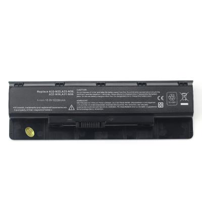 China Laptop Replacement Laptop Battery for Asus A31-N56 A32-N56 A33-N56 B53 F45 N46 N76 R500 for sale