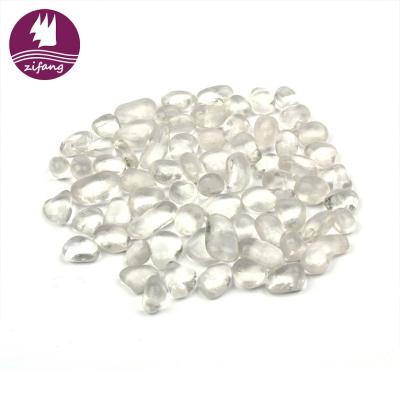 China High Quality Poor Color Fire Pit Swimming Rocks Swimming Glass Poor Beads Glass Fire Beads for sale