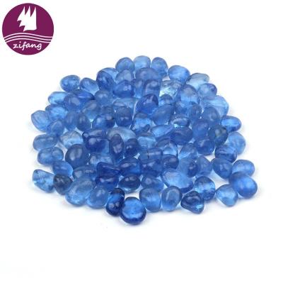 China High Quality Ornamental Fire Stocked Pit Brazier Glass Beads Nugget for Fire Pit Gas Burner for sale