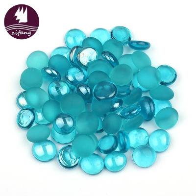 China China Eco - Friendly Cheap Wholesale Garden Decorative Products Frosted Shiny Glass Beads for sale