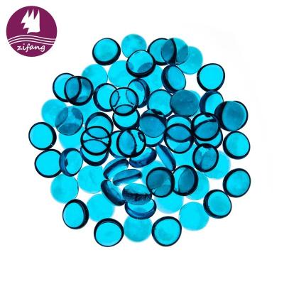 China Cheap Wholesale Multi Color Eco - Friendly Landscaping Glass Stones For Garden Decoration Fancy Glass Beads for sale