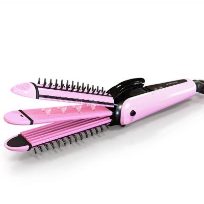 China PRITECH Mode Curling Hot Products 3 in 1 Multifunctional Professional Electric Hair Curler, Private Label Adjustable Magic Hair Curler for sale