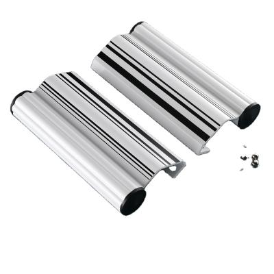 China modern aluminum door handles/big door aluminum door lock handle for sale