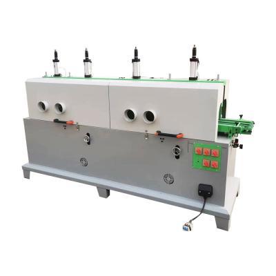 China Advanced Automatic Wooden Block Four Sided Sanding Machine with Double Pressure Roller for sale