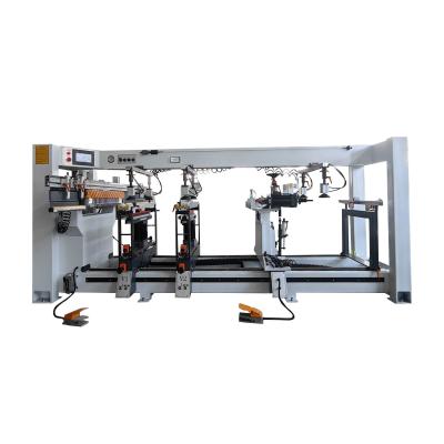 China Four Line Multi-Spindle Wood Hole Drilling Machine with Table Drill Function MZB73214 for sale