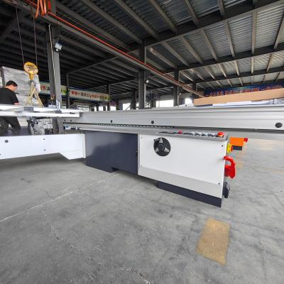 China Automatic Horizontal Wood Cutting Multifunction Sliding Table Panel Saw Machine MJ6132 for sale