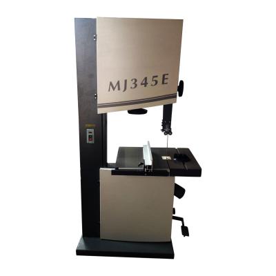 China 280 KG Weight VERTICALLY Style Manual Vertical Bandsaw MJ345E Can Tilt 0-45 Degrees for sale