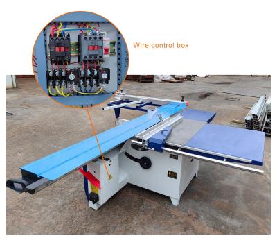 China Construction Site Double Head Sawing Cutting Woodworking Machinery 45 90 Degree 3 Axes for sale