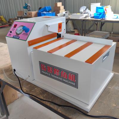 China PF30 Small Profile Trimming Machine for Panel Furniture Wood Corner Rounding Edge Banding for sale